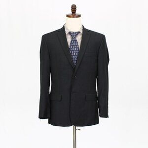 Jos. A. Bank 41R Gray Solid 2-Button Sport Coat Blazer Jacket G277